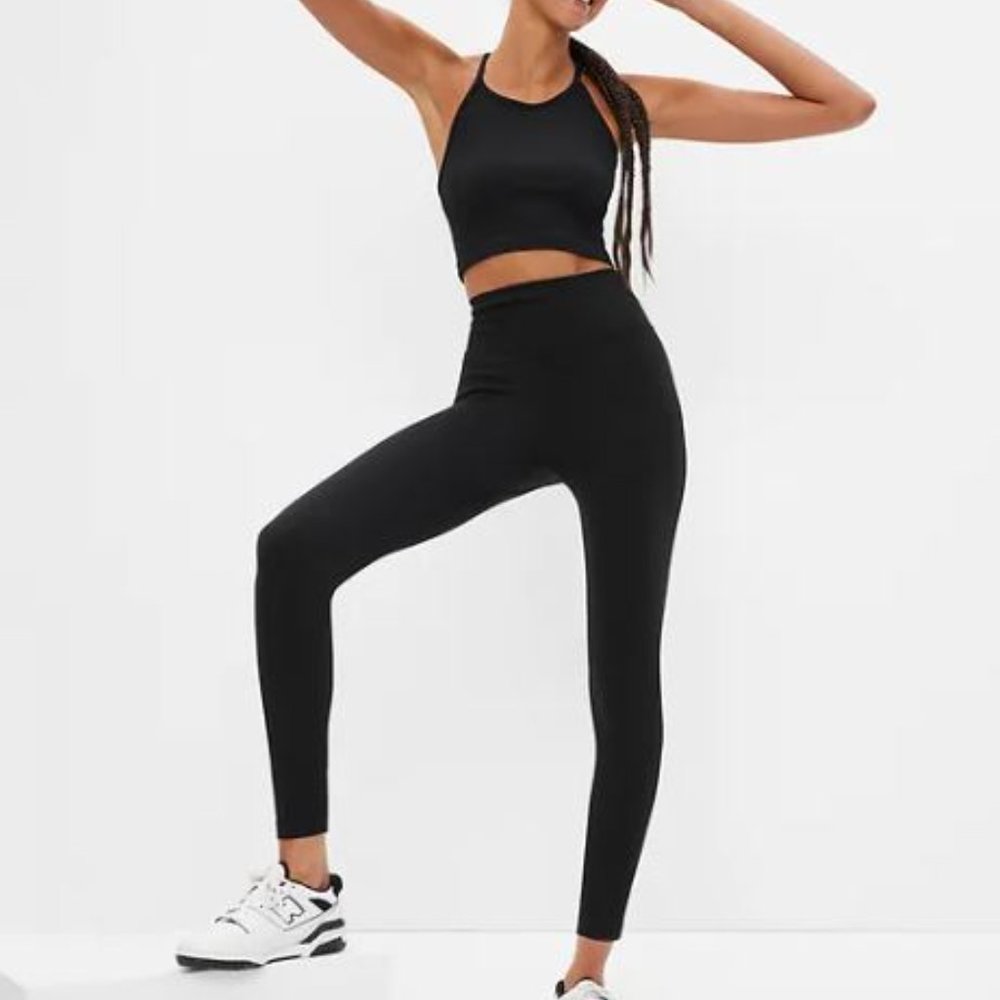 GapFit Seamless Ribbed 7/8 Leggings